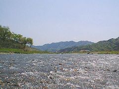 瀞場からのザラ瀬