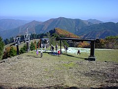 リフト終点で一息