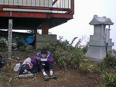寒風のランチタイム