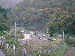 駐車地点へ戻る