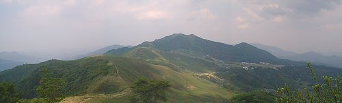 鉢伏高原のパノラマ
