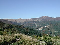 鉢伏山の稜線