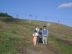 岩倉ゲレンデを登る