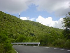 来日岳の稜線